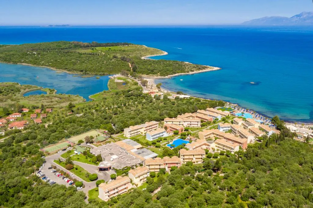 General view, Mareblue Beach, Corfu