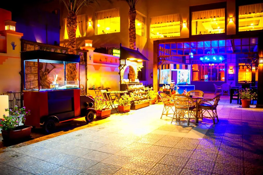 Terrace, El Karma Aqua Beach Resort  (Ex. Nubia), Red Sea Riviera