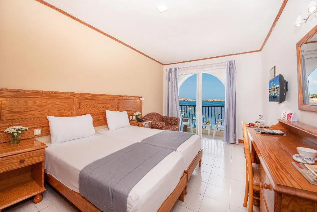 SINGLE SEA VIEW Room, Gillieru Harbour Hotel, Malta
