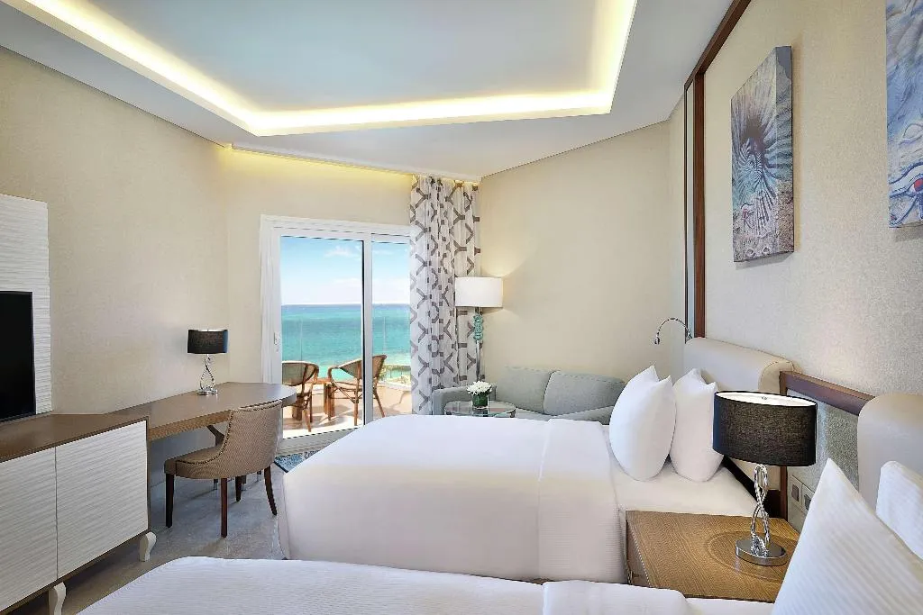 TWIN SUPERIOR SEA VIEW Room, Hilton Hurghada Plaza, Red Sea Riviera
