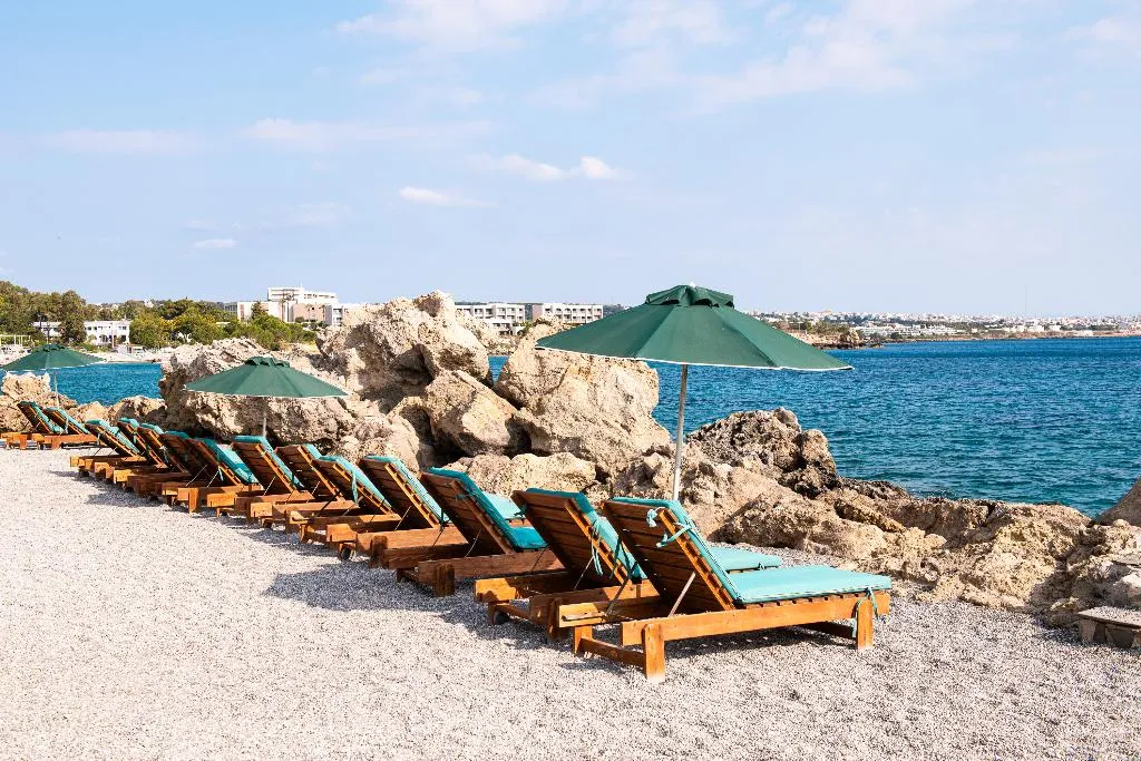 Beach, Kresten Royal Euphoria Resort, Rhodes
