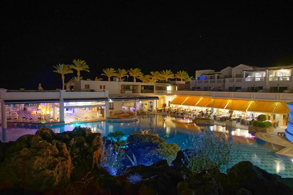 Terrace, Minos Imperial Luxury Beach Resort Milatos, Crete