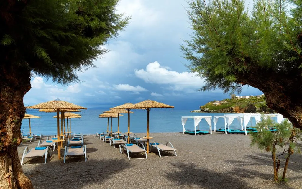 Beach, Out Of The Blue Resort, Crete