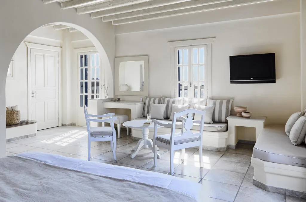 JUNIOR SUITE SEA VIEW Room, San Marco Luxury Hotel & Villa, Mykonos