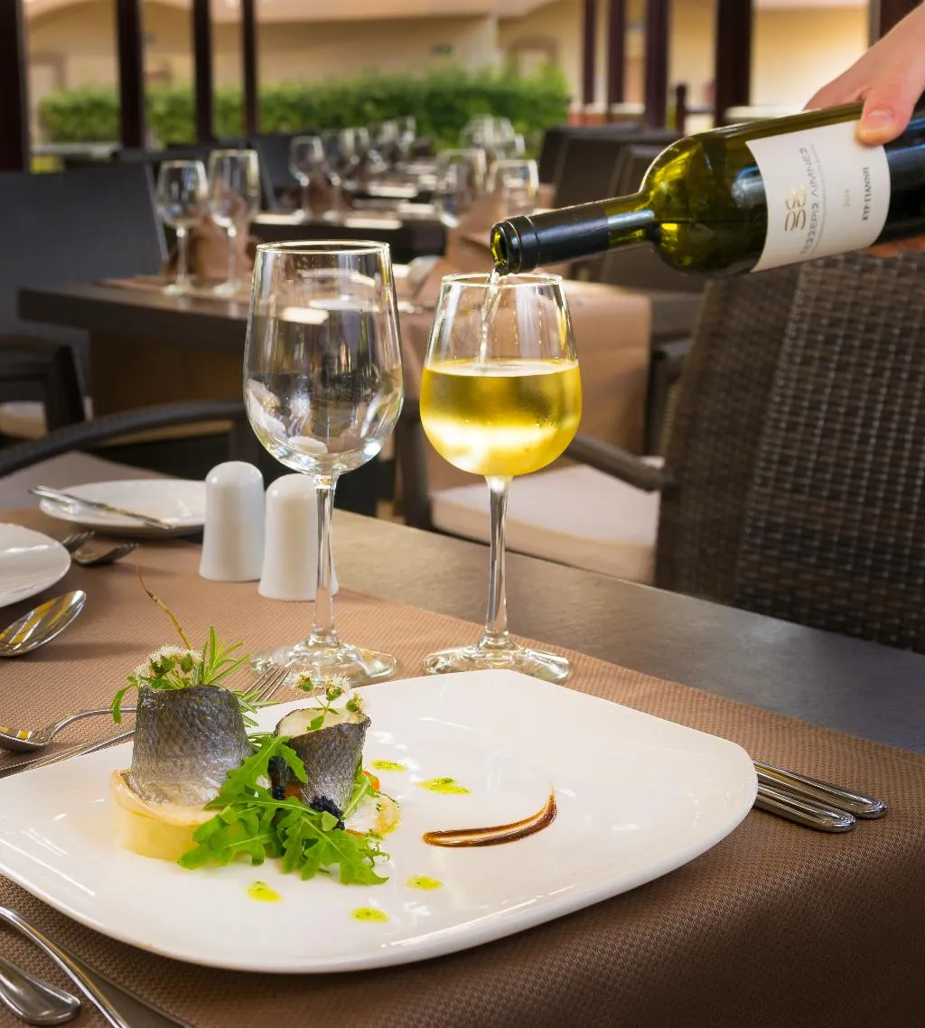 Restaurant, Sun Beach Resort, Rhodes