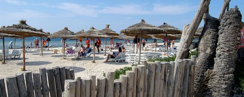 Beach, Skanes Serail and Aquapark, Tunisia