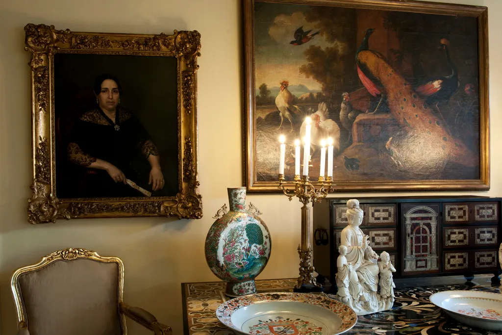 Lobby, Hacienda de Abajo, La Palma