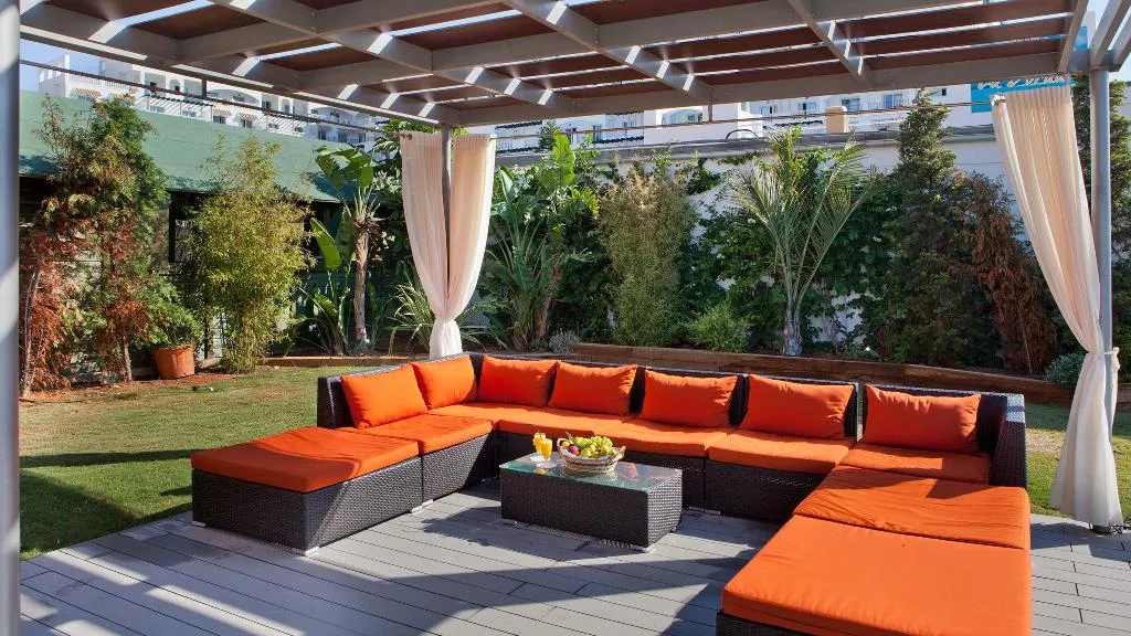 Terrace, Protur Roquetas Hotel & Spa, Costa Almeria