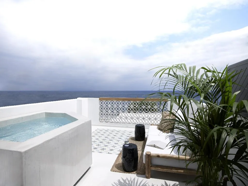 DOUBLE DELUXE SEA VIEW Room, Afroditi Venus Beach Resort, Santorini