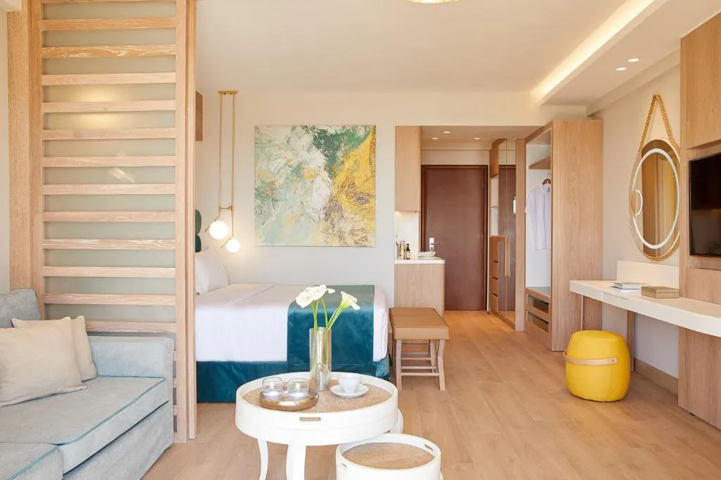 JUNIOR SUITE GARDEN VIEW Room, Anthemus Sea Beach Hotel & Spa, Halkidiki