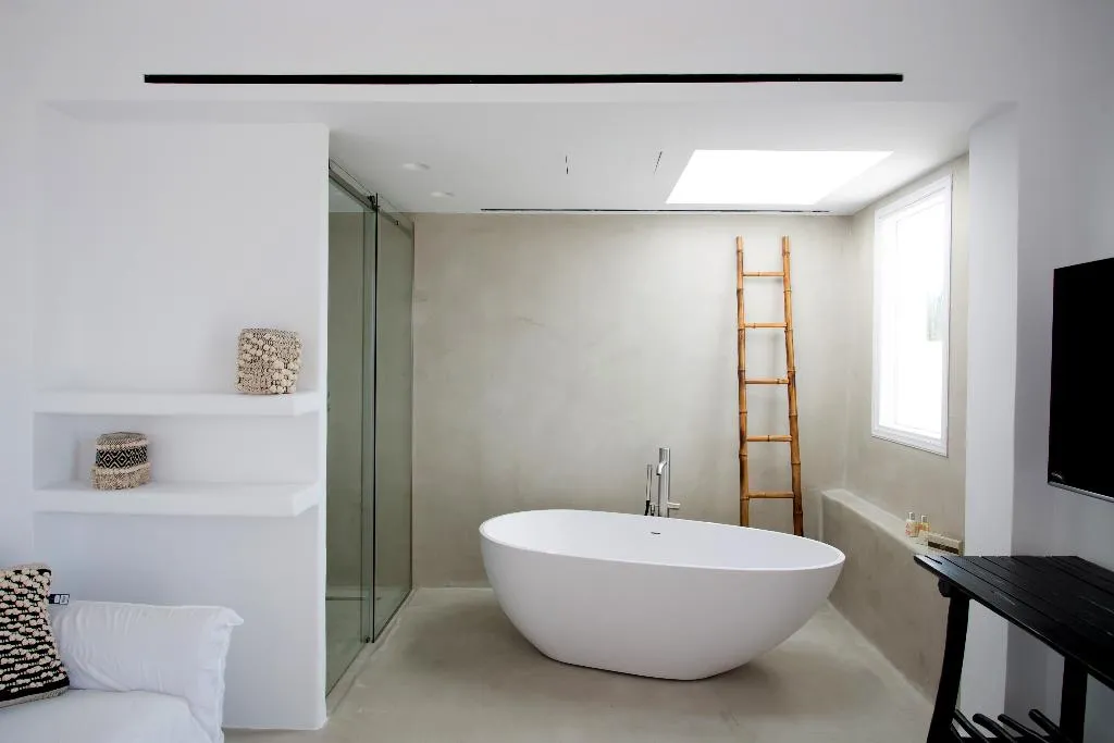 SUITE WITH JACUZZI Room, Ostraco Suites, Mykonos