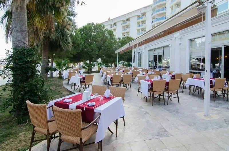 Terrace, Garden of Sun Hotel, Bodrum
