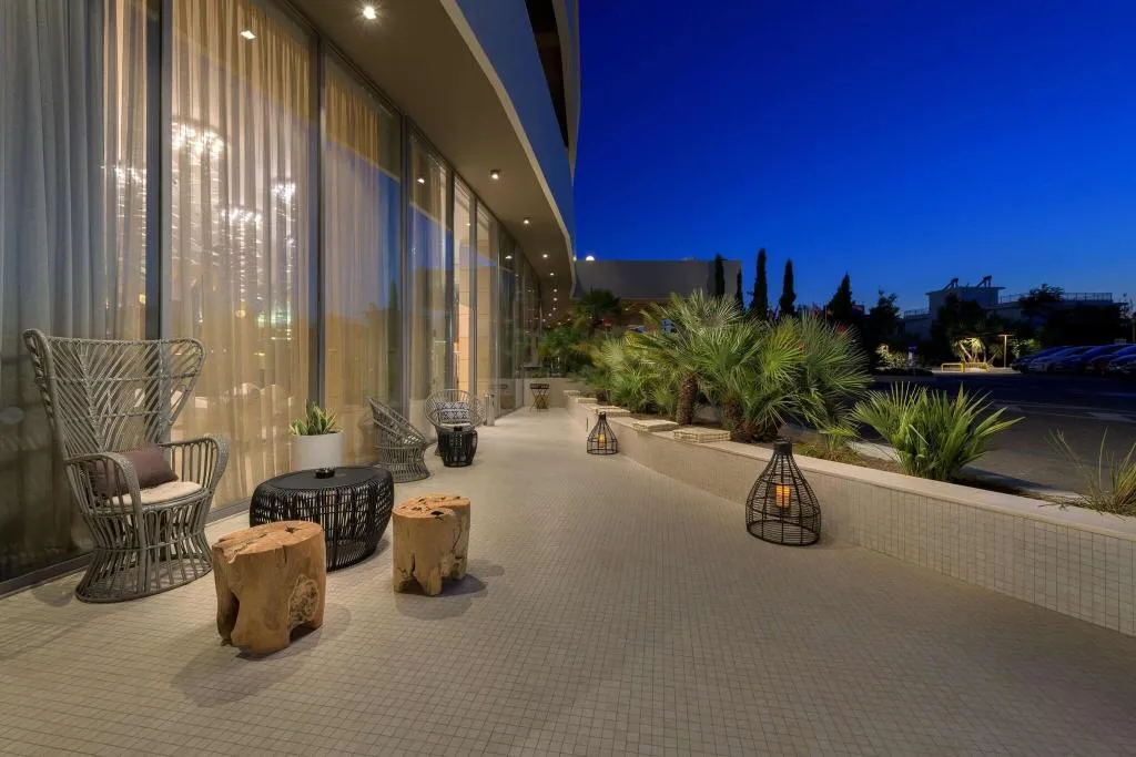 Terrace, Olympic Palace Resort Hotel & Convention Center, Rhodes