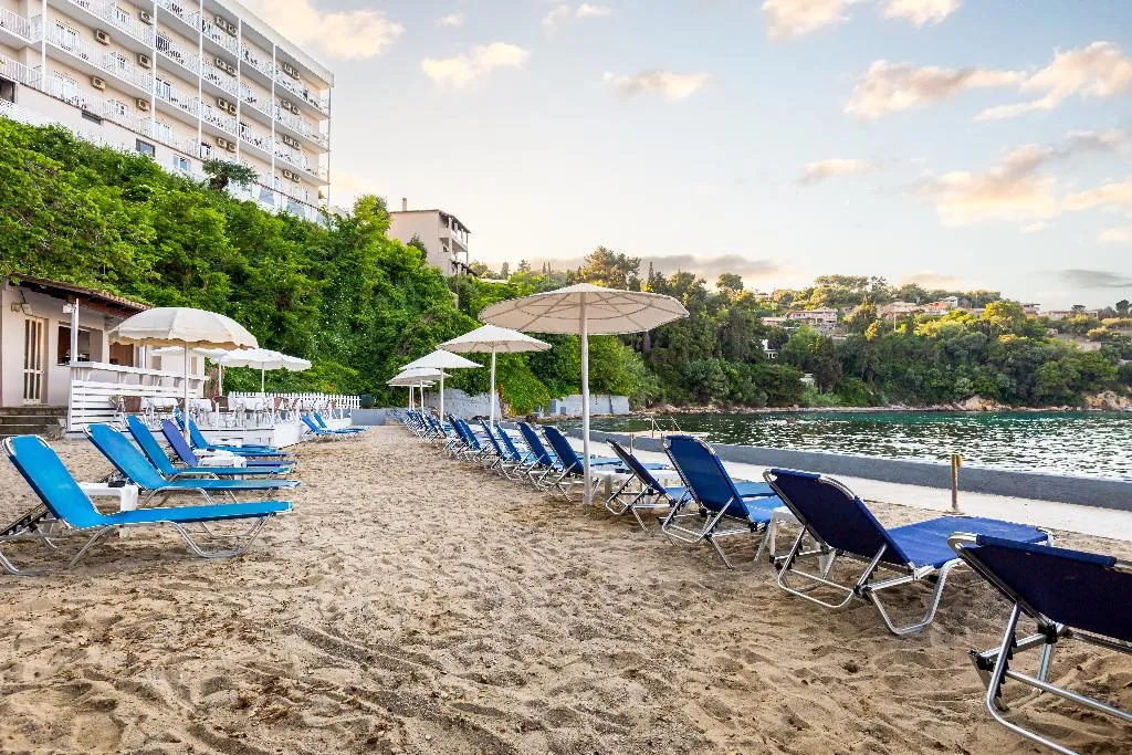 Beach, Oasis Hotel, Corfu
