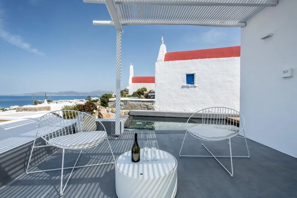 SUITE HONEYMOON Room, Ostraco Suites, Mykonos