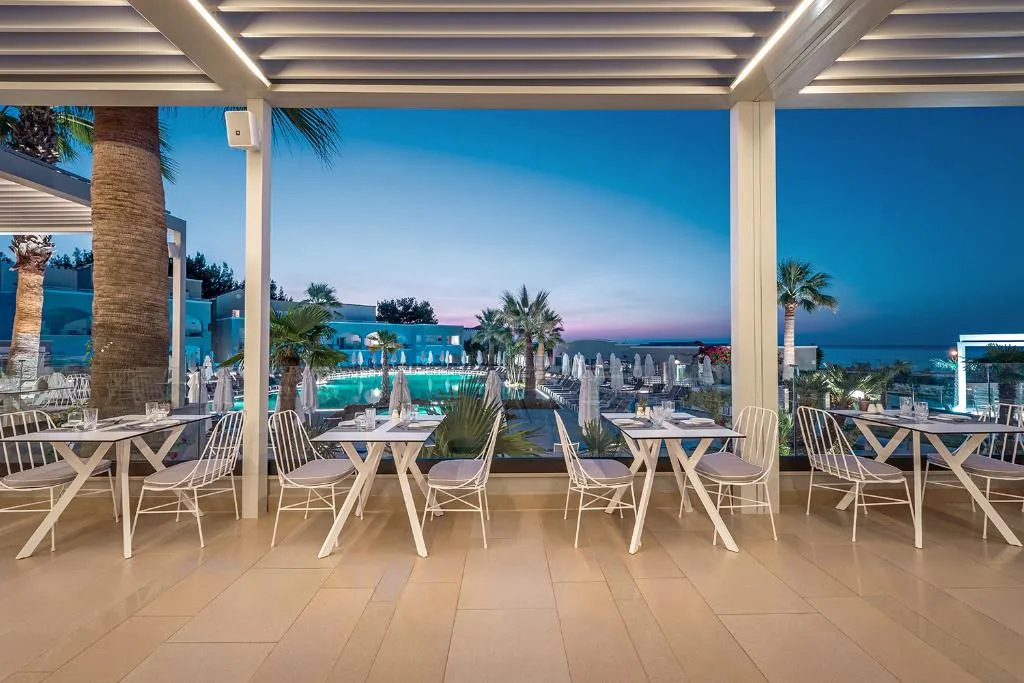 Restaurant, Mitsis Rodos Village, Rhodes