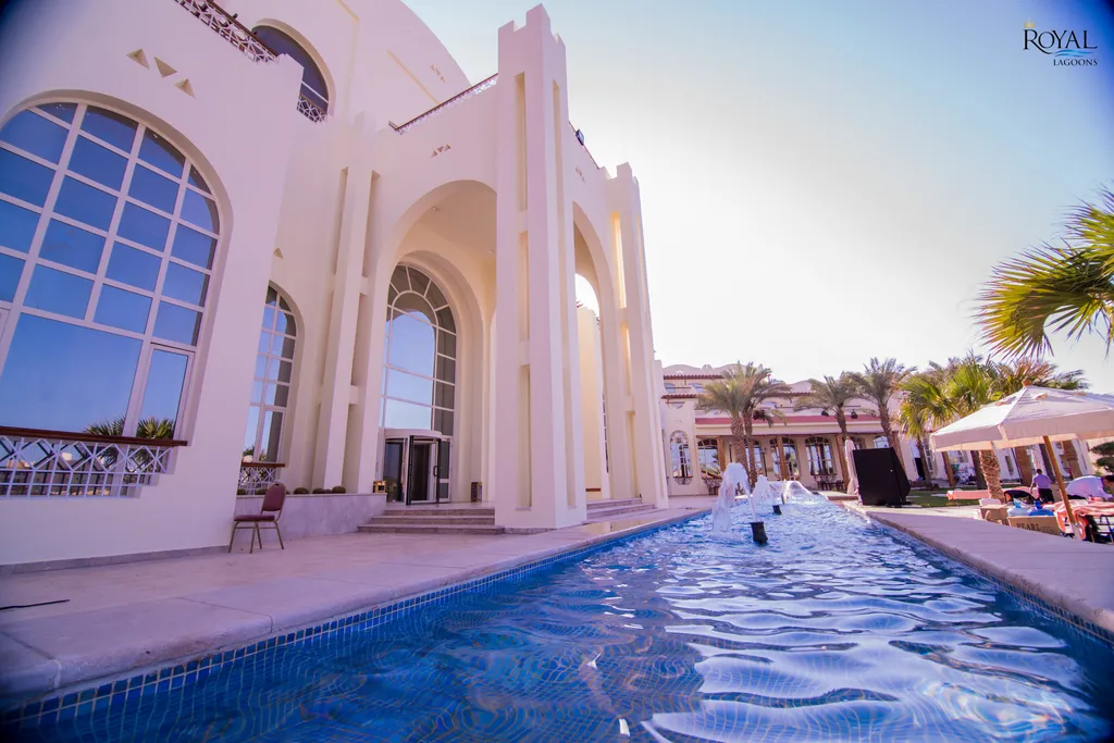 Terrace, Royal Lagoons Resort & Aqua Park, Red Sea Riviera