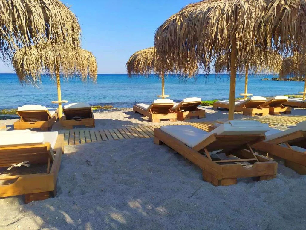 Beach, Cabana Blu Hotel & Suites, Kos