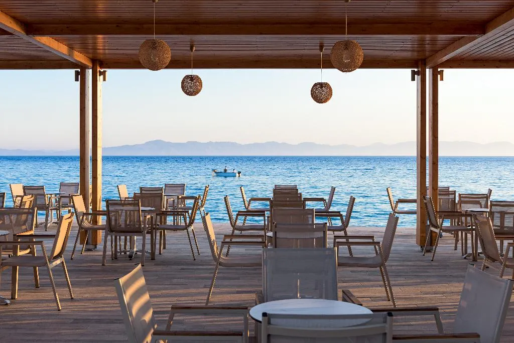Terrace, Avra Beach Resort, Rhodes