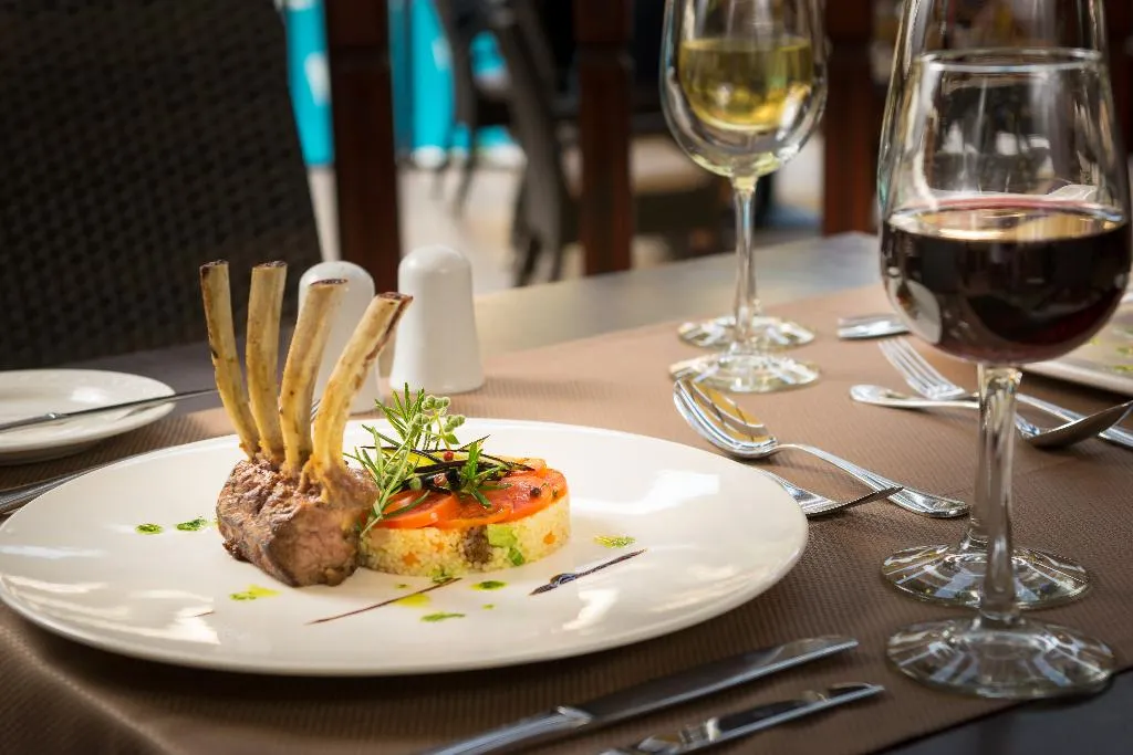 Restaurant, Sun Beach Resort, Rhodes