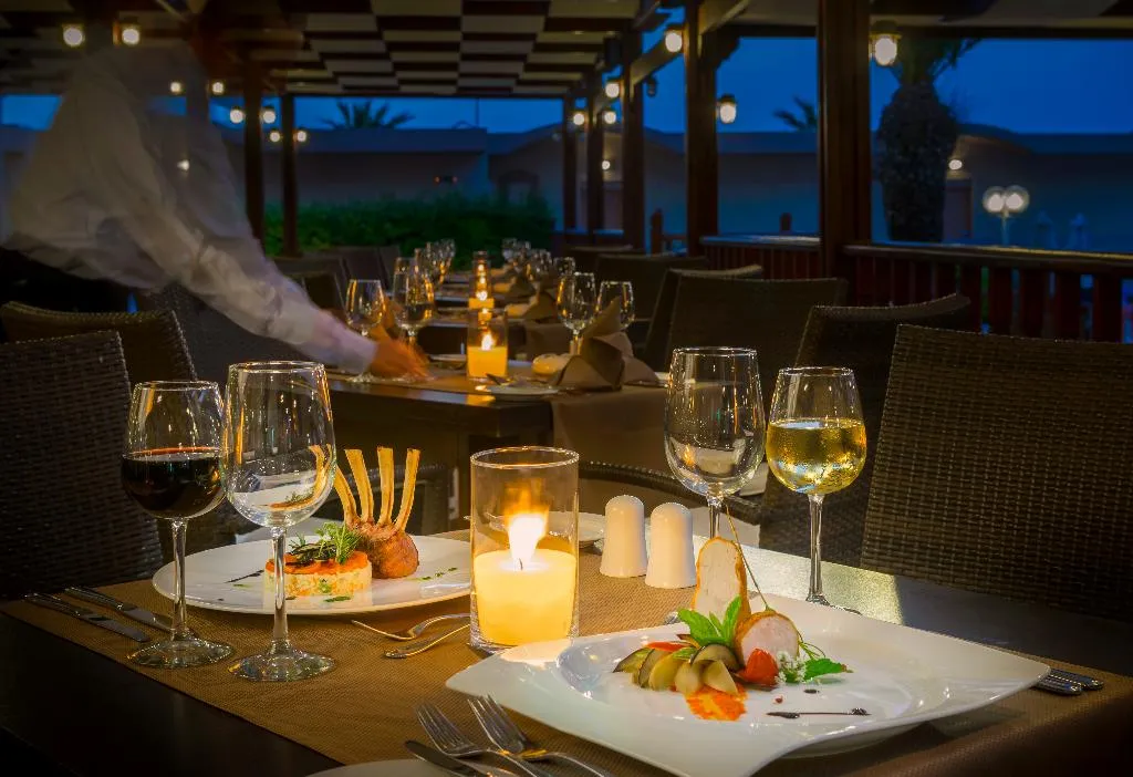 Restaurant, Sun Beach Resort, Rhodes