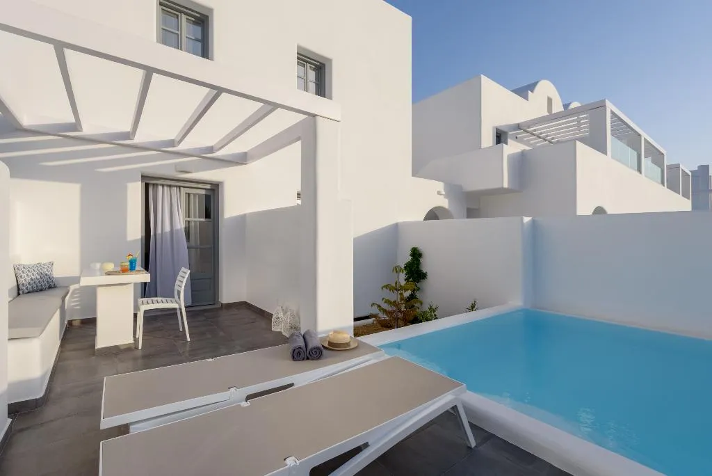 DOUBLE WITH PRIVATE POOL Room, Antoperla Luxury Hotel & Spa, Santorini