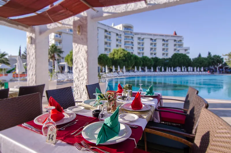 Bar, Garden of Sun Hotel, Bodrum