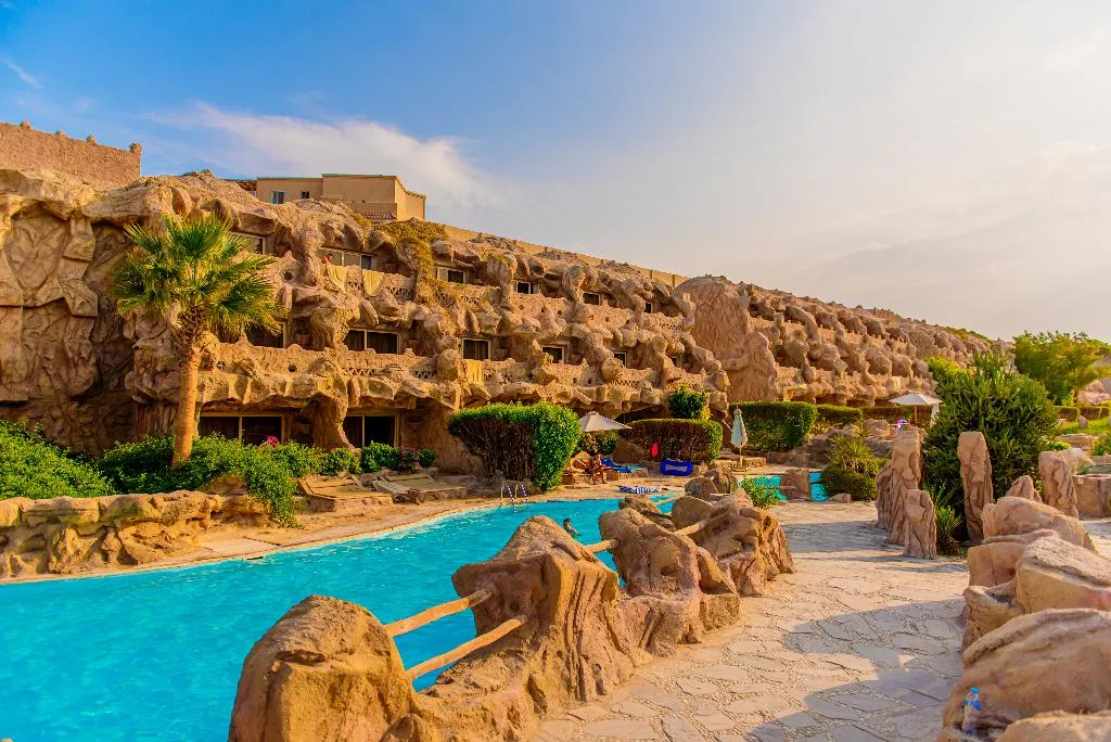 General view, Caves Beach Resort Hurghada, Red Sea Riviera