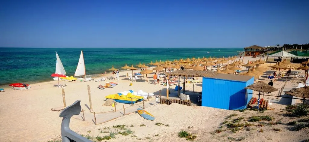 Beach, Abou Sofiane Hotel & Aquapark, Tunisia