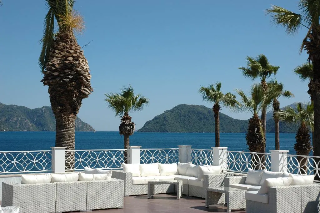 Terrace, Prime Beach Hotel, Dalaman