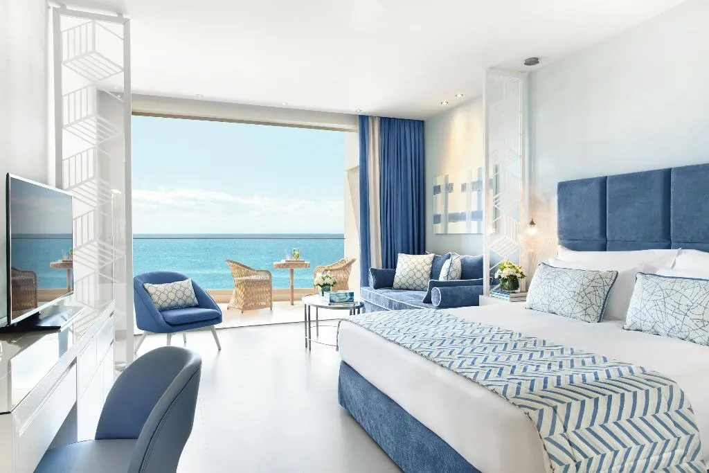JUNIOR SUITE SEA VIEW Room, Ikos Oceania, Halkidiki