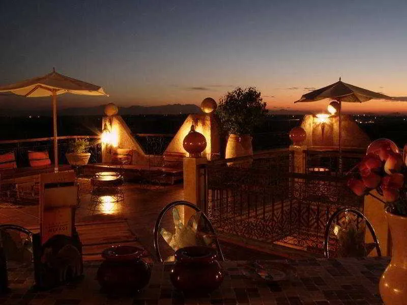Terrace, Kasbah Le Mirage, Marrakech