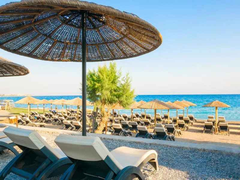 Beach, Olympic Palace Resort Hotel & Convention Center, Rhodes
