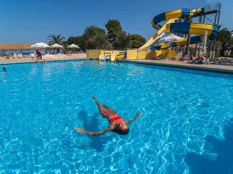 Pool, Canvas by Mitsis Messonghi, Corfu