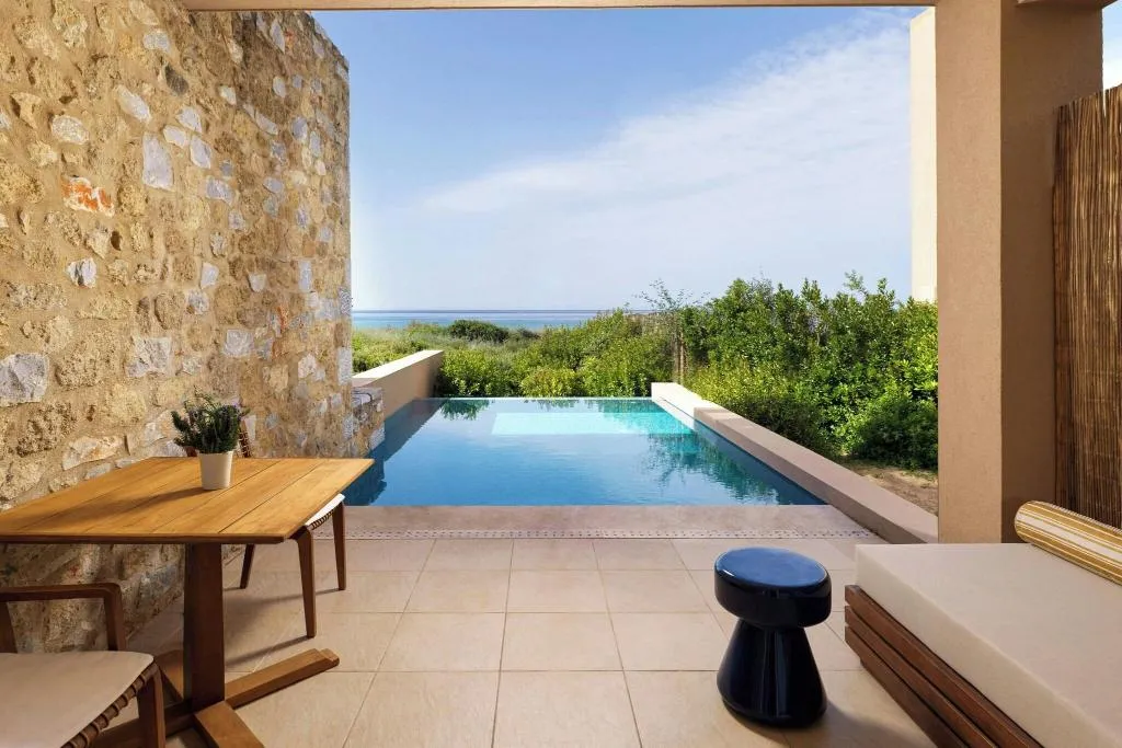 DOUBLE SEA VIEW WITH PRIVATE POOL Room, The Westin Resort Costa Navarino, Kalamata