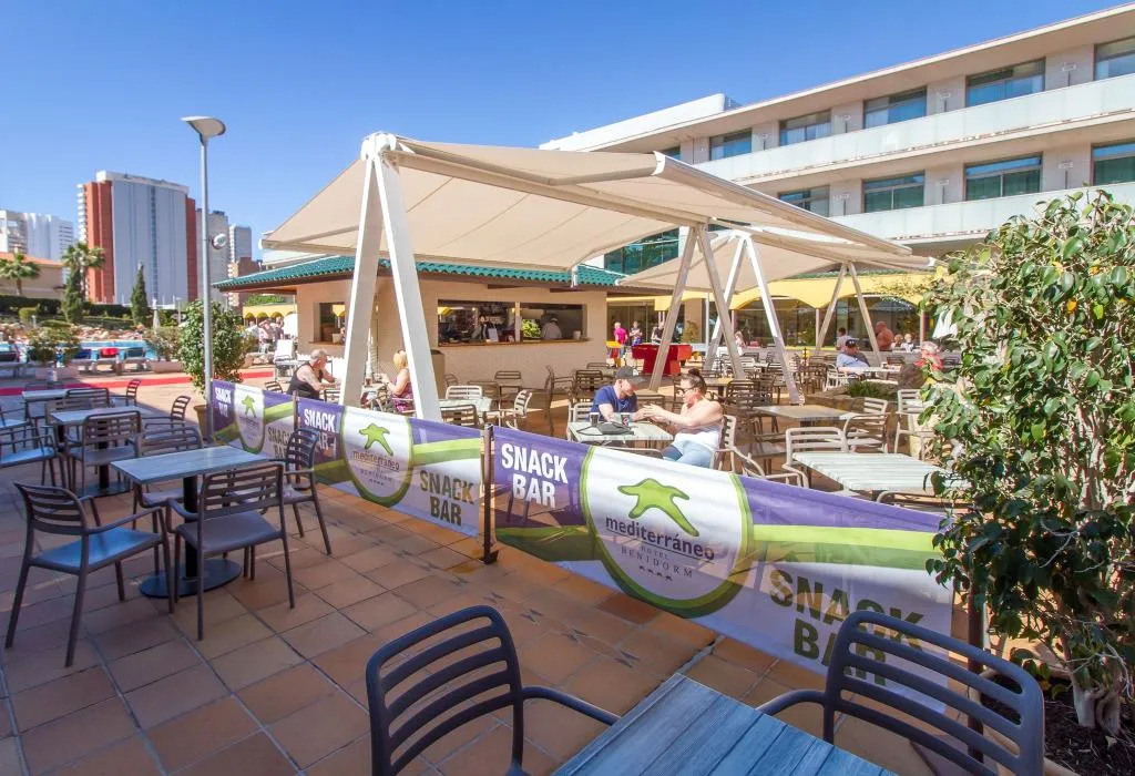 Terrace, Mediterraneo Hotel, Costa Blanca