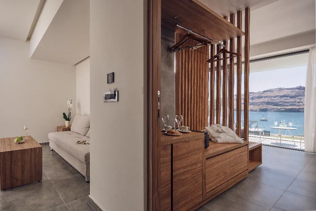 JUNIOR SUITE DELUXE SEA VIEW Room, Lindos Grand Resort & Spa, Rhodes