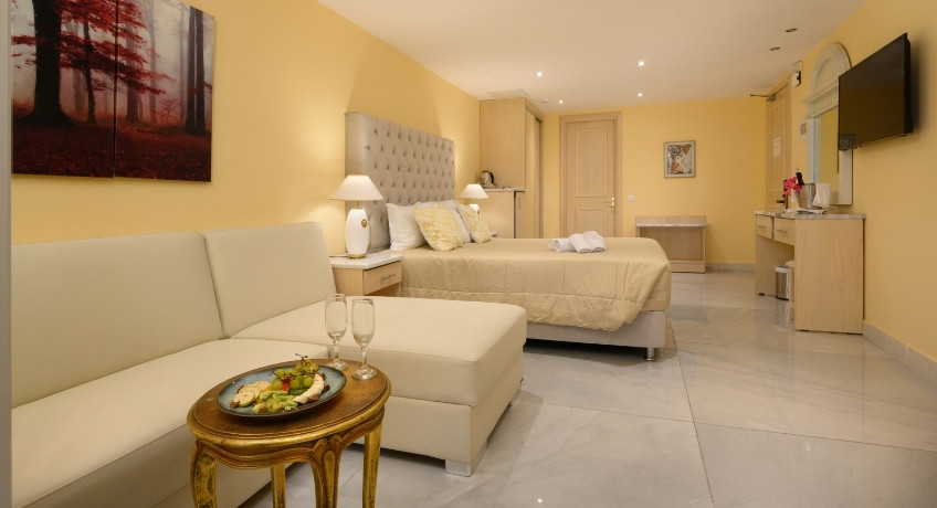 Accommodation Penthouse Room, Cavomarina Beach, Corfu