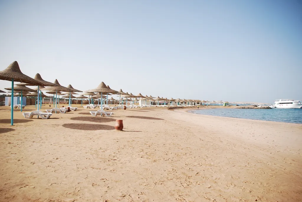 Beach, Royal Lagoons Resort & Aqua Park, Red Sea Riviera