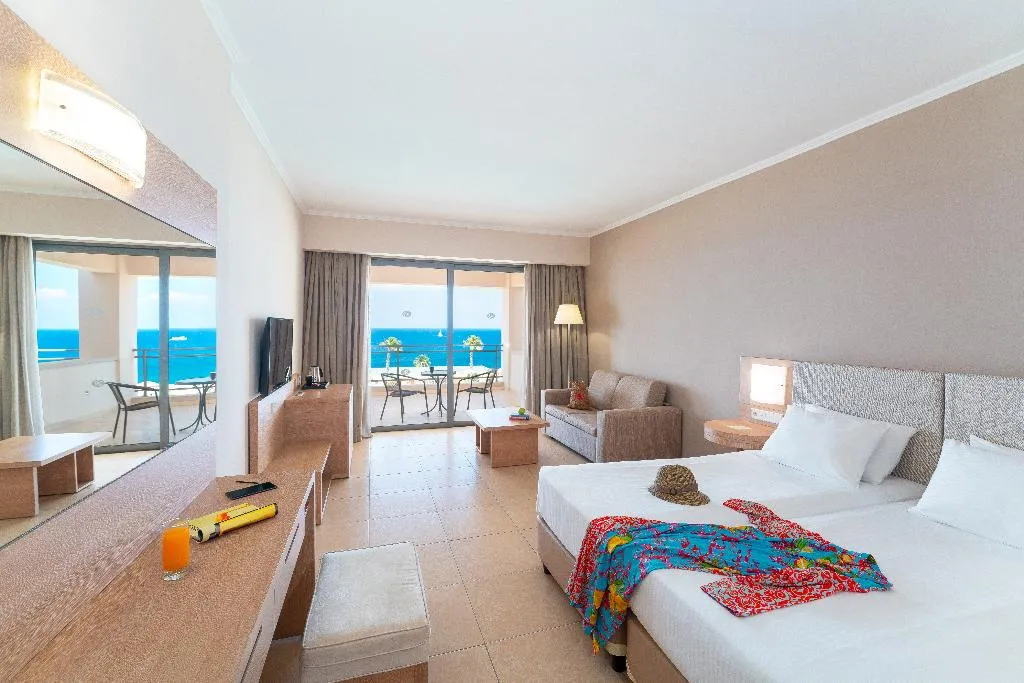 Double or Twin SUPERIOR SEA VIEW Room, Kresten Royal Euphoria Resort, Rhodes
