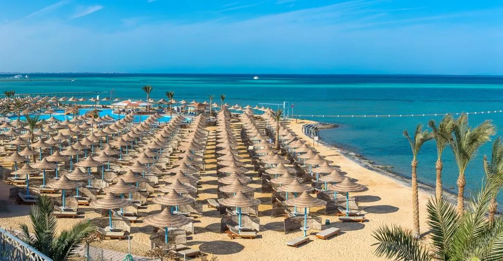 Beach, SUNRISE Azalea Aqua Park Resort, Red Sea Riviera