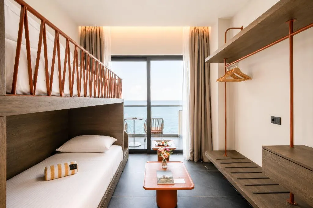 FAMILY ROOM SEA FRONT Room, Valmar Corfu By Louis Hotels, Corfu