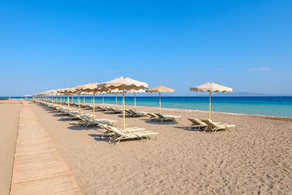 Beach, Sun Beach Resort, Rhodes