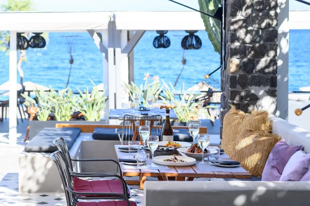 Restaurant, Afroditi Venus Beach Resort, Santorini