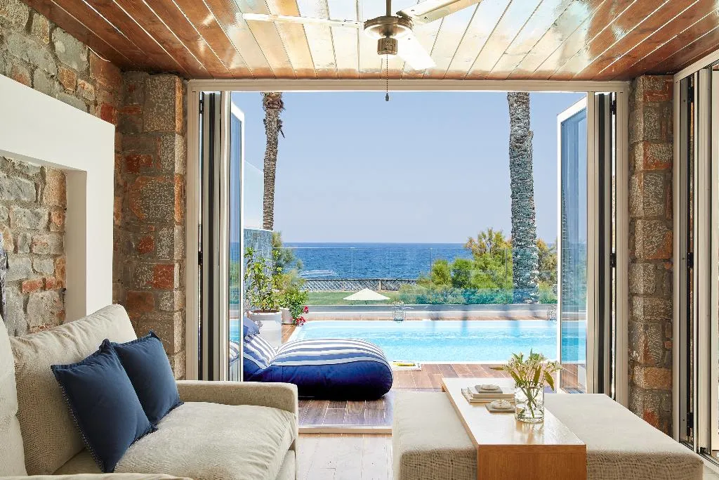 VILLA BEACH FRONT Room, Minos Imperial Luxury Beach Resort Milatos, Crete