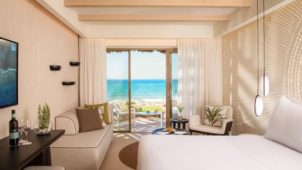 Double or Twin SEA FRONT Room, Mitsis Selection Rinela, Crete
