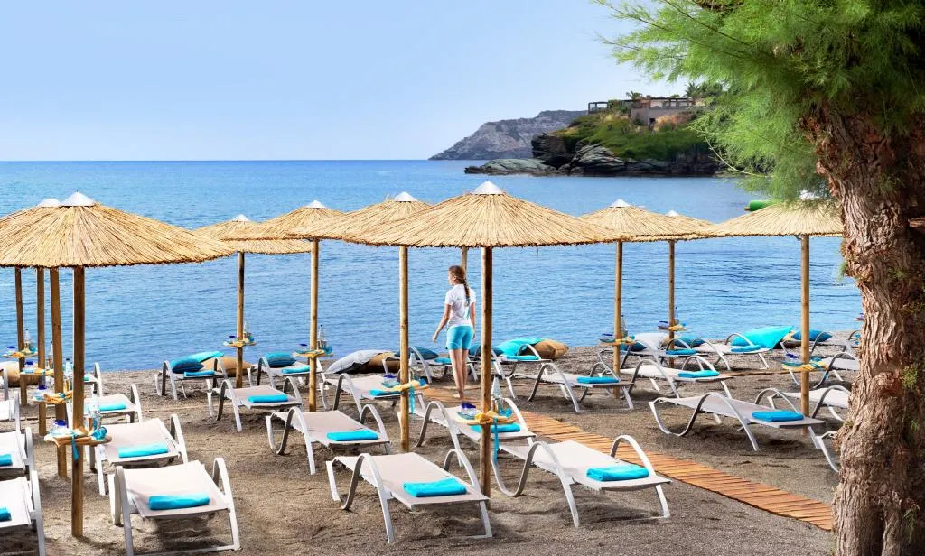 Beach, Out Of The Blue Resort, Crete
