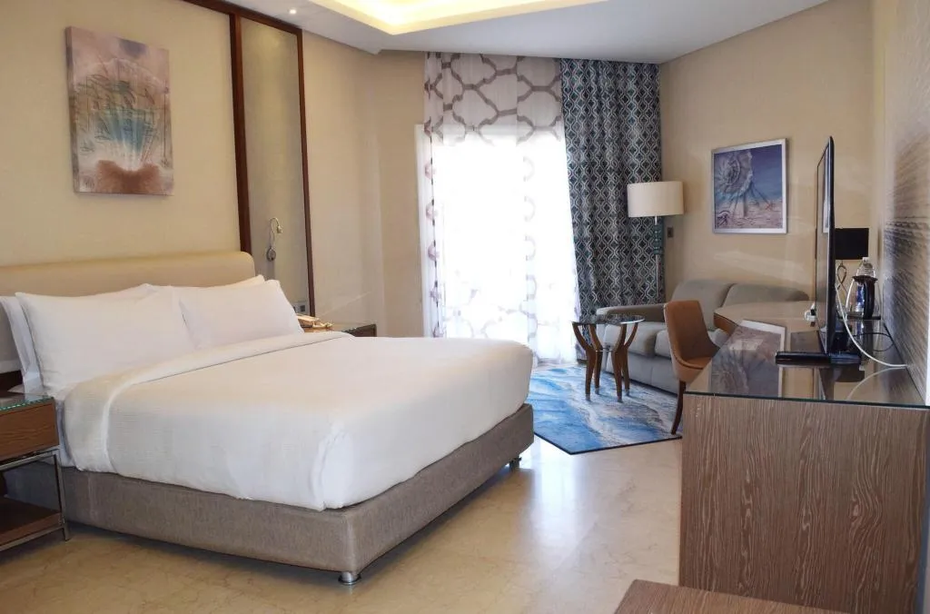 DOUBLE KING SIZE BED Room, Hilton Hurghada Plaza, Red Sea Riviera