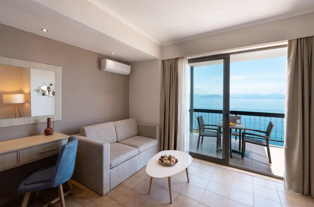 JUNIOR SUITE SEA VIEW Room, Canvas by Mitsis Belvedere, Corfu
