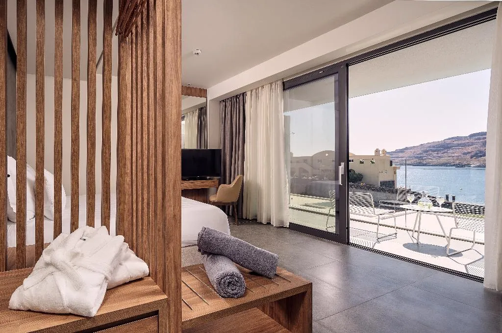 JUNIOR SUITE DELUXE SEA VIEW Room, Lindos Grand Resort & Spa, Rhodes
